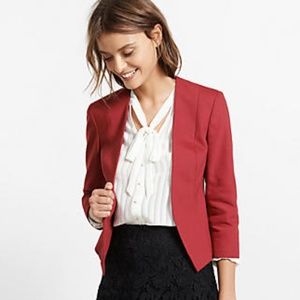 Express Red Cutaway Blazer / Jacket
